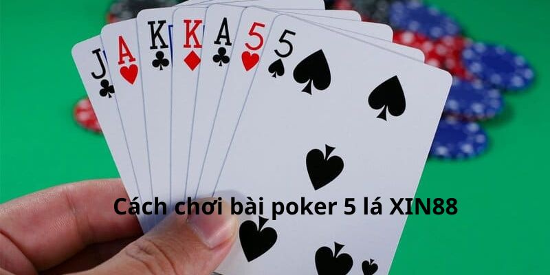 Cách chơi bài Poker 5 lá XIN88 cực HOT